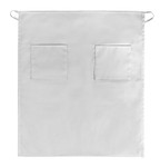 White Back of The House Full Length Bistro Restaurant Apron With Two Pockets 33"L X 28"W Item#350-512