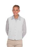 White Two Pocket Unisex Uniform Vest Available in Sizes Small to 5XL -  Item # 350-742 Made in the USA White Two Pocket Unisex Uniform Vest Available in Sizes Small to 5XL -  Item # 350-742 Made in the USA
