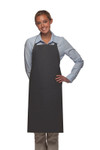 Charcoal Gray Two Pocket Adjustable Neck Butcher Style Apron 34"L x 24"W Item #350-220 Made in the USA
