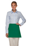 Kelly Green X-Large Three Pocket Server Waist Apron 15" L x 29" W Item # 350-100XL