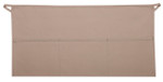 Khaki X-Large Three Pocket Server Waist Apron 15" L x 29" W Item # 350-100XL