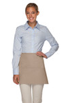 Khaki X-Large Three Pocket Server Waist Apron 15" L x 29" W Item # 350-100XL