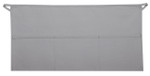 Silver Gray X-Large Three Pocket Server Waist Apron 15" L x 29" W Item # 350-100XL
