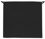 Black Mid-Length Restaurant Server Apron With One Pocket And Pencil Divide 26"L x 28"W Item #350-118 Black Mid-Length Restaurant Server Apron With One Pocket And Pencil Divide 26"L x 28"W Item #350-118