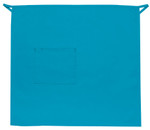 Turquoise Blue Mid-Length One Pocket with Pencil Divide Restaurant Server Bistro Apron 26"L x 28"W Item #350-118