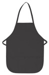 Charcoal Grey Two Pocket Bib Style Apron Available in Two Great Kids Sizes Item#350-250 Made In The USA Charcoal Grey Two Pocket Bib Style Apron Available in Two Great Kids Sizes Item#350-250 Made In The USA