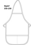 Charcoal Grey Two Pocket Bib Style Apron Available in Two Great Kids Sizes Item#350-250 Made In The USA Charcoal Grey Two Pocket Bib Style Apron Available in Two Great Kids Sizes Item#350-250 Made In The USA
