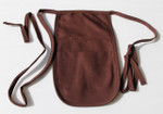 Brown Three Pocket Restaurant Server Money Pouch Apron With Attached Belt 12"L x 7"W Item#350-152 Made in the USA