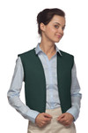 Hunter Green No Pocket - No Button Front Unisex Uniform Vest Available in Sizes Small to 5XL -  Item # 350-740NP Made in the USA Hunter Green No Pocket - No Button Front Unisex Uniform Vest Available in Sizes Small to 5XL -  Item # 350-740NP Made in the USA