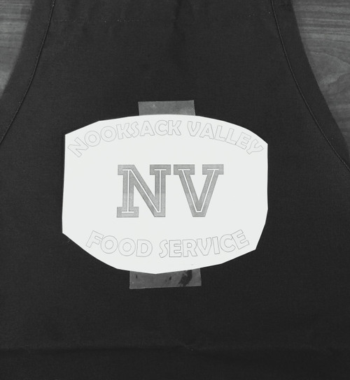 XL Size Apron with Logo Embroidery for NV Food Services XL Size Apron with Logo Embroidery for NV Food Services