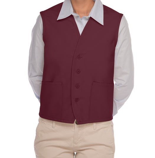 Adult Maroon Uniform Vests