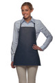 Navy Blue No Pocket Promotional Bib Apron 22"L x 18"W Item#350-215NP