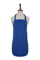 Royal Blue Two Pocket Kids Bib Apron With Breakaway Adjustable Neck Strap and Two Pockets Available in Two Great Sizes Item#350-252