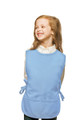 Light Blue-Two Pocket- Kids Size Cobbler Apron-Available In Two Great Sizes Item # 350-450 Made in the USA