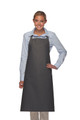 Charcoal Gray No Pocket Adjustable Neck XLarge Bib Apron 36"L x 30"W Item #350-240