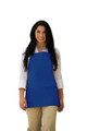 Cobalt Blue Server Quality Bib Apron With Three Pockets And Adjustable Neck Strap Available in Standard And X-Large Sizes Item#350-200 Best Seller