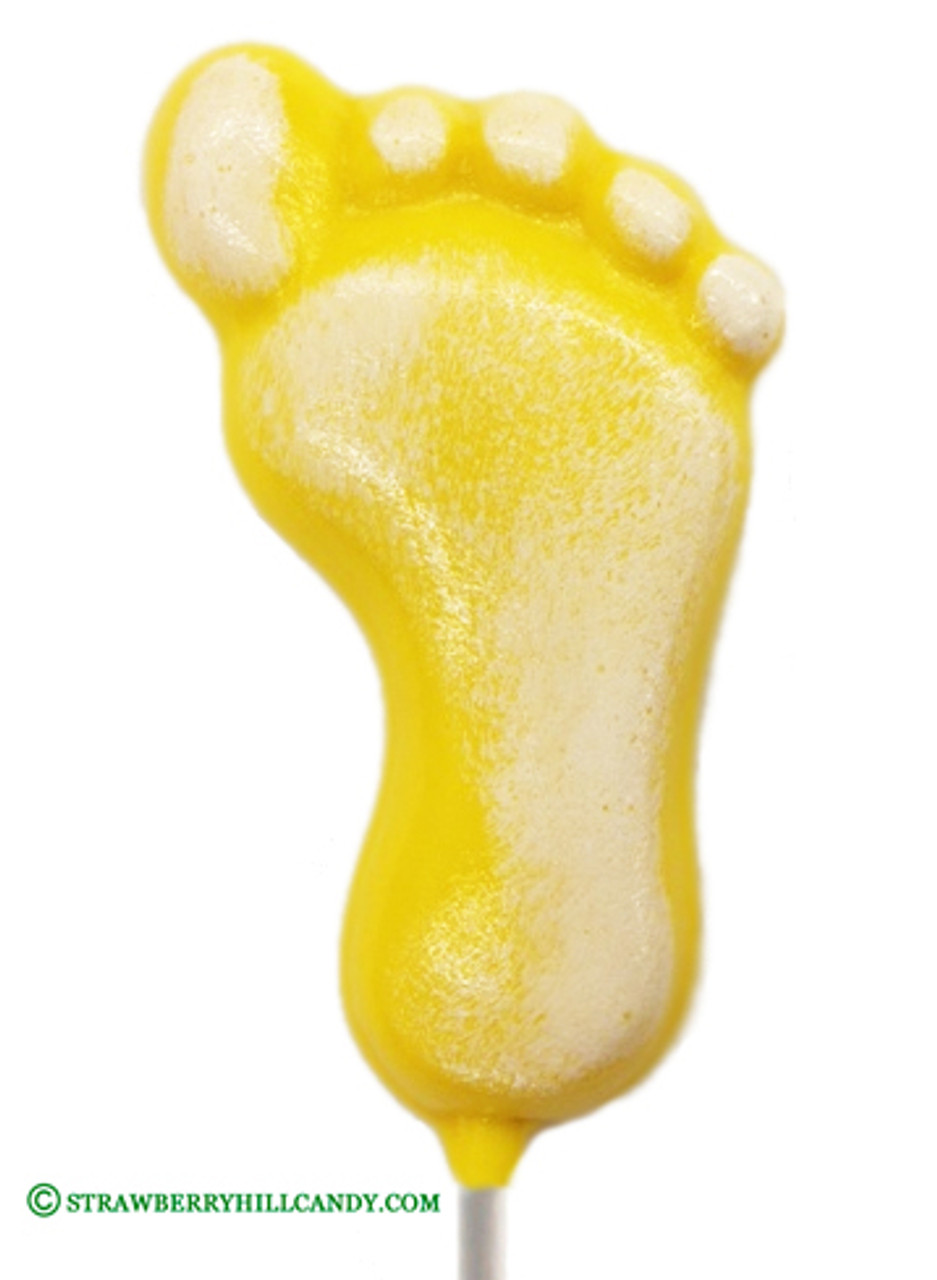 Frosted Baby Feet Lollipop