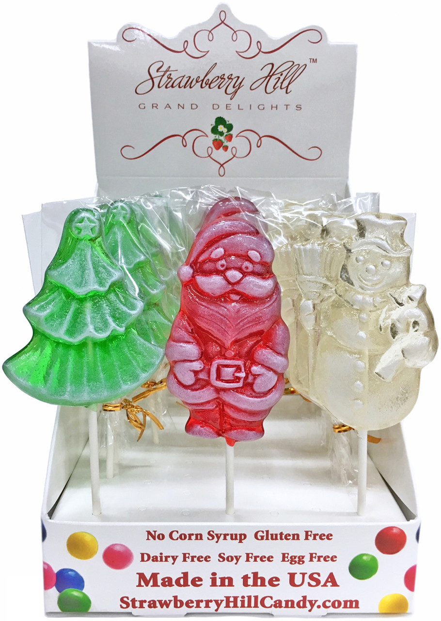 Assorted Christmas Lollipops