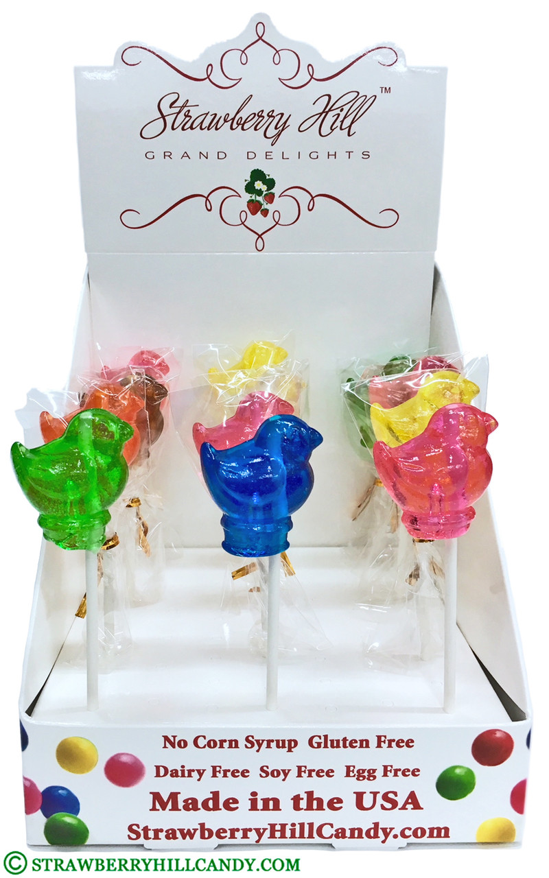 Chick Lollipop - Strawberry Hill Candy