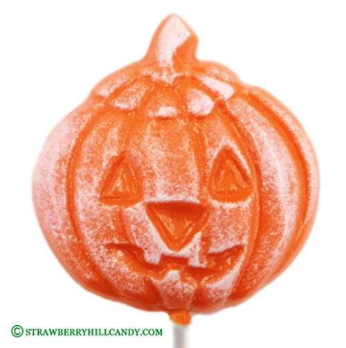 Jack O Lantern Frosted Lollipop