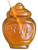 Honey hard candy in the shape of a honey jar.