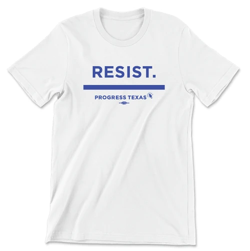 Resist (Unisex White Tee)