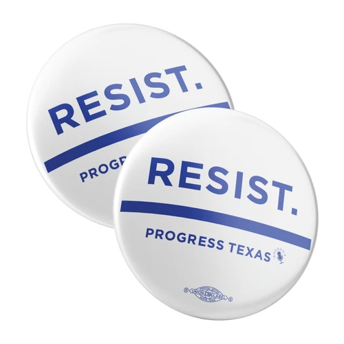 Resist (2.25" Pin-Back Button -- Pack Of Two!)