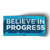 Believe In Progress - Stars (6" x 3" Vinyl Sticker -- Pack of Two!)