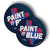 Paint It Blue (3.5" x 3.5" Vinyl Sticker -- Pack of Two!)