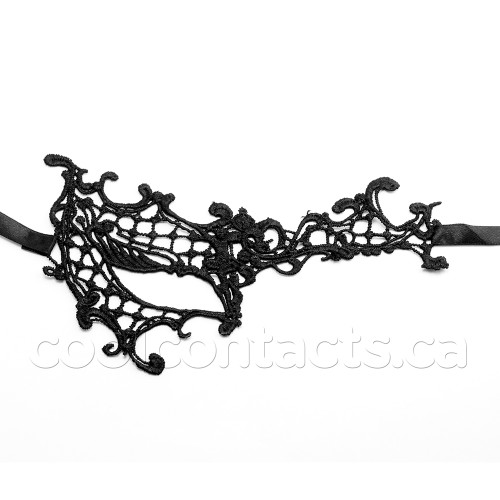 Masquerade Half Gothic Lace Mask