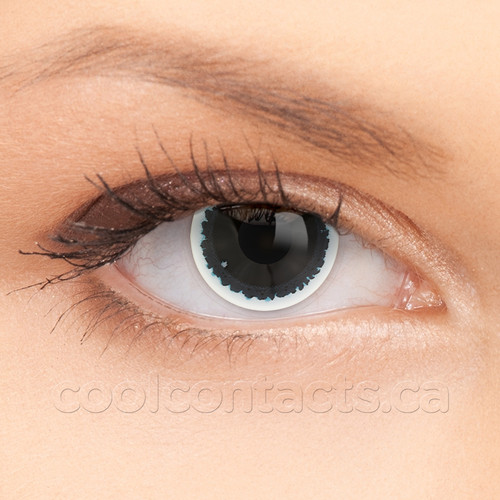 Void Contact Lenses shown on an eye