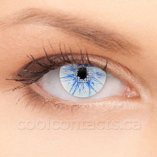 Sayan Contact Lenses shown on an eye