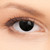 Blackout Contact Lenses shown on an eye