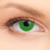 Zombie Green Contact Lenses shown on an eye