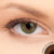 2 T Jade Green Contact Lenses shown on brown eyes