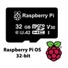Official Raspberry Pi microSD Card with Raspberry Pi OS 32-bit, A2, V30, 32GB Capacity Official Raspberry Pi microSD Card with Raspberry Pi OS 32-bit, A2, V30, 32GB Capacity