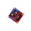 Compact HW-095A motor driver module featuring L298 chip, capacitors, and connectors.
 Compact HW-095A motor driver module featuring L298 chip, capacitors, and connectors.