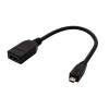 Micro HDMI Male to full-size HDMI Female Adapter Cable for Raspberry Pi 4 and Pi 5
 Micro HDMI Male to full-size HDMI Female Adapter Cable for Raspberry Pi 4 and Pi 5