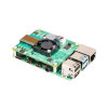 Mounted Raspberry Pi SC1022 PoE+ HAT powering Pi 4B over Ethernet   Mounted Raspberry Pi SC1022 PoE+ HAT powering Pi 4B over Ethernet