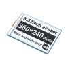 3.52inch e-Paper HAT, 360 × 240, SPI Interface 3.52inch e-Paper HAT, 360 × 240, SPI Interface