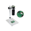 100X Industrial Microscope Lens mounted on stand with Raspberry Pi HQ Camera