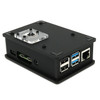 Protective Pi 4 enclosure with camera window, USB and HDMI ports accessible