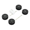 Kitronik-Pull back motor, axle and wheels kit-side Kitronik-Pull back motor, axle and wheels kit-side