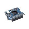 Power Over Ethernet HAT (F) For Raspberry Pi 5, Cooling Fan, 802.3af/at 