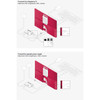 Raspberry Pi Monitor SC0940 assembly diagram with stand and VESA mounting Raspberry Pi Monitor SC0940 assembly diagram with stand and VESA mounting