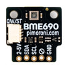 Top view of BME690 sensor breakout board with labeled pins