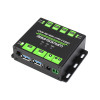 Industrial USB HUB, 4x USB 3.2 Ports, Switchable Dual Host, ESD & Surge Protection
