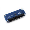 Backside of Waveshare 1.44-inch LCD HAT with labeled GPIO connector. Backside of Waveshare 1.44-inch LCD HAT with labeled GPIO connector.
