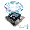 Argon Fan HAT for Raspberry Pi with cooling airflow illustration