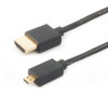 Compact 3ft micro HDMI to HDMI cable with durable connectors for video and audio Compact 3ft micro HDMI to HDMI cable with durable connectors for video and audio